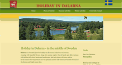 Desktop Screenshot of holiday-in-dalarna.com