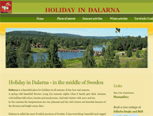 Tablet Screenshot of holiday-in-dalarna.com